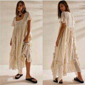 Free People Bring The Romance Midi Dress
Size large